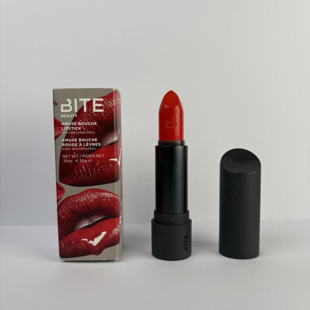 BITE BEAUTY Amuse Bouche‎ Lipstick Persimmon 0.15oz Full Size New